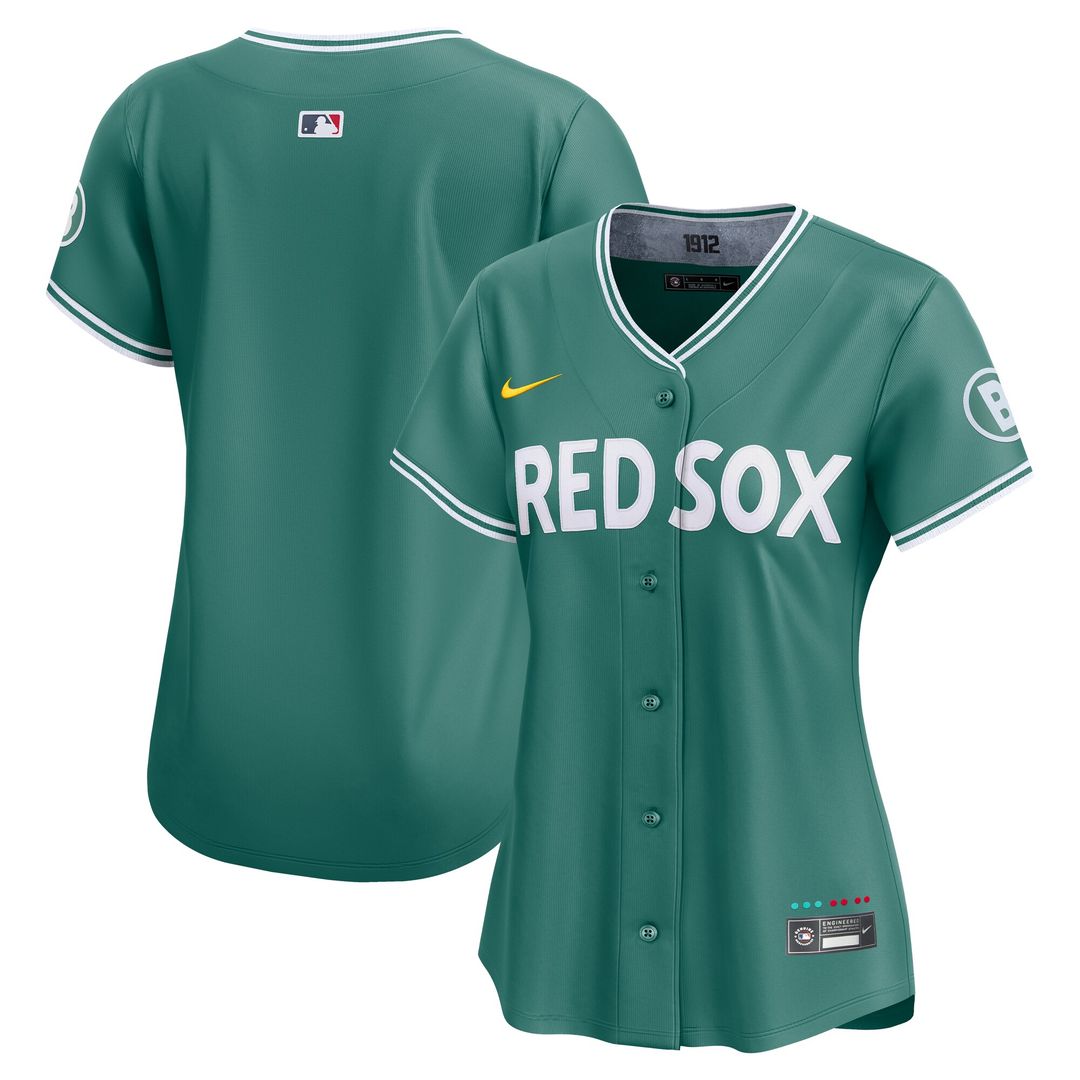 Boston Red Sox Nike Women's 2025 City Connect Limited Jersey - Green Official MLB Team Apparel Baseball Fan Gear