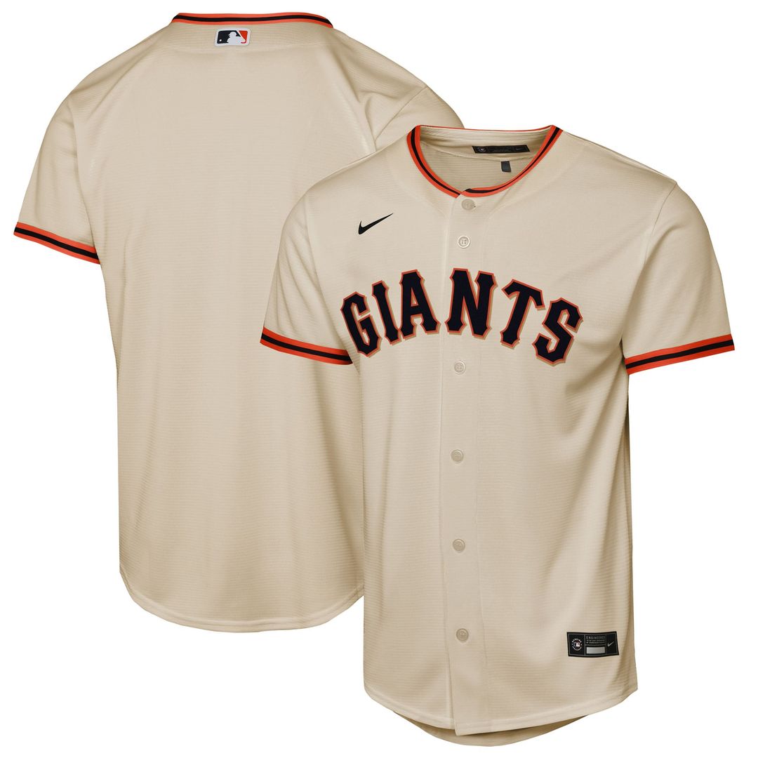 San Francisco Giants Nike Youth Home Replica Jersey - Cream Official MLB Team Apparel Baseball Fan Gear