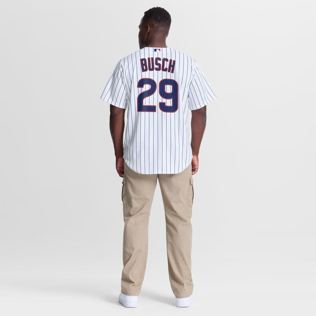 Michael Busch Chicago Cubs Nike Home Replica Jersey - White Official MLB Team Apparel Baseball Fan Gear