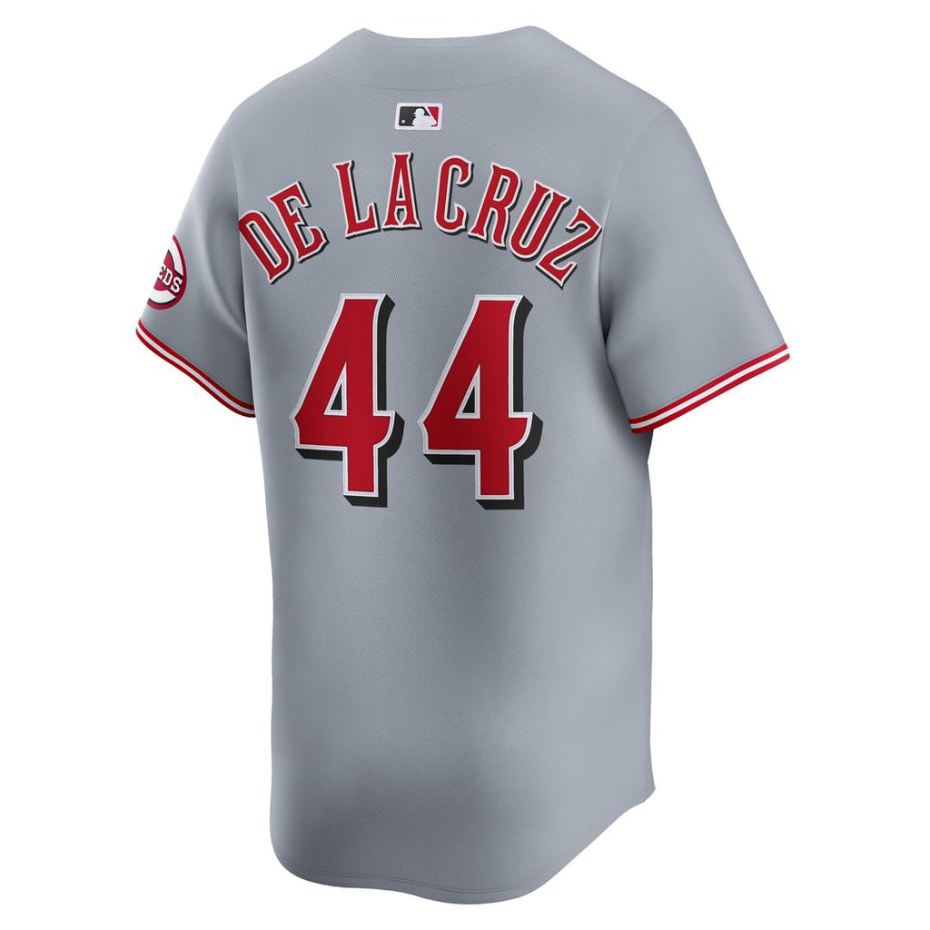 Elly De La Cruz Cincinnati Reds Nike Road Limited Player Jersey - Gray Official MLB Team Apparel Baseball Fan Gear
