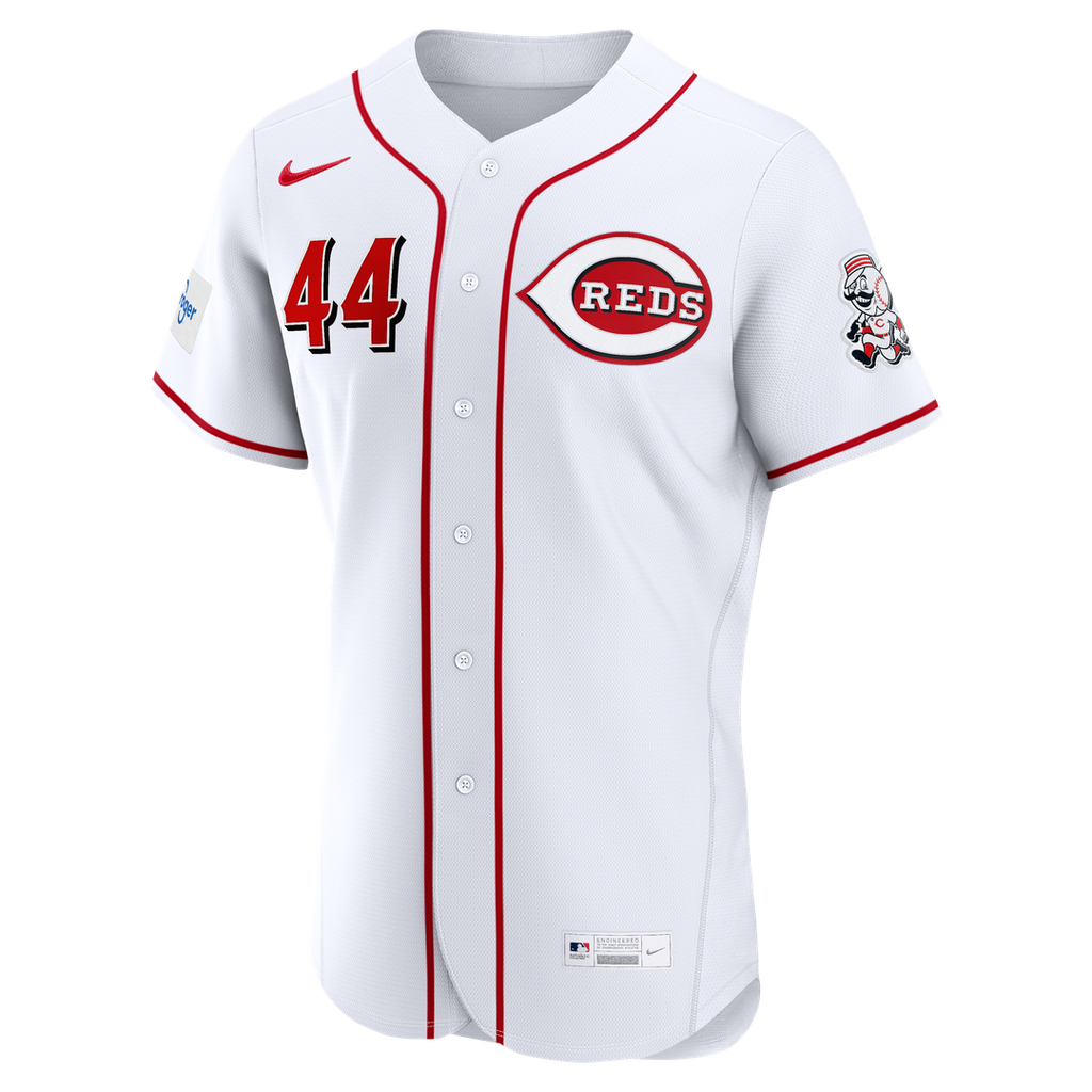 Elly De La Cruz Cincinnati Reds Nike Alternate Authentic Sponsor Patch Jersey - Red Official MLB Team Apparel Baseball Fan Gear