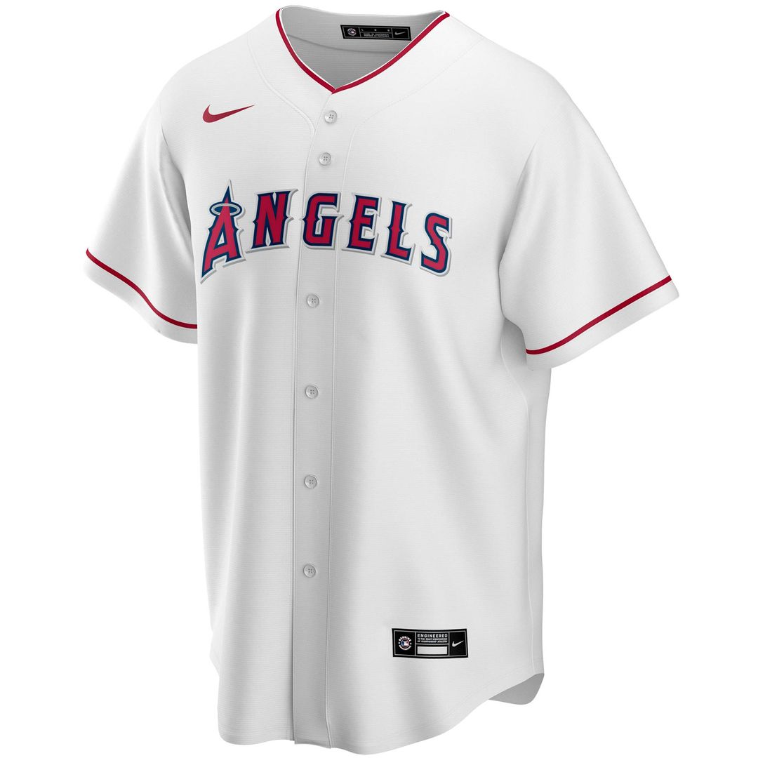 Mike Trout Los Angeles Angels Nike Youth Alternate Replica Player Jersey - White Official MLB Team Apparel Baseball Fan Gear