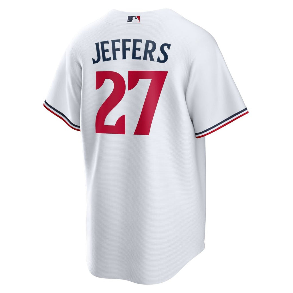 Ryan Jeffers Minnesota Twins Nike Home Replica Player Jersey - White Official MLB Team Apparel Baseball Fan Gear