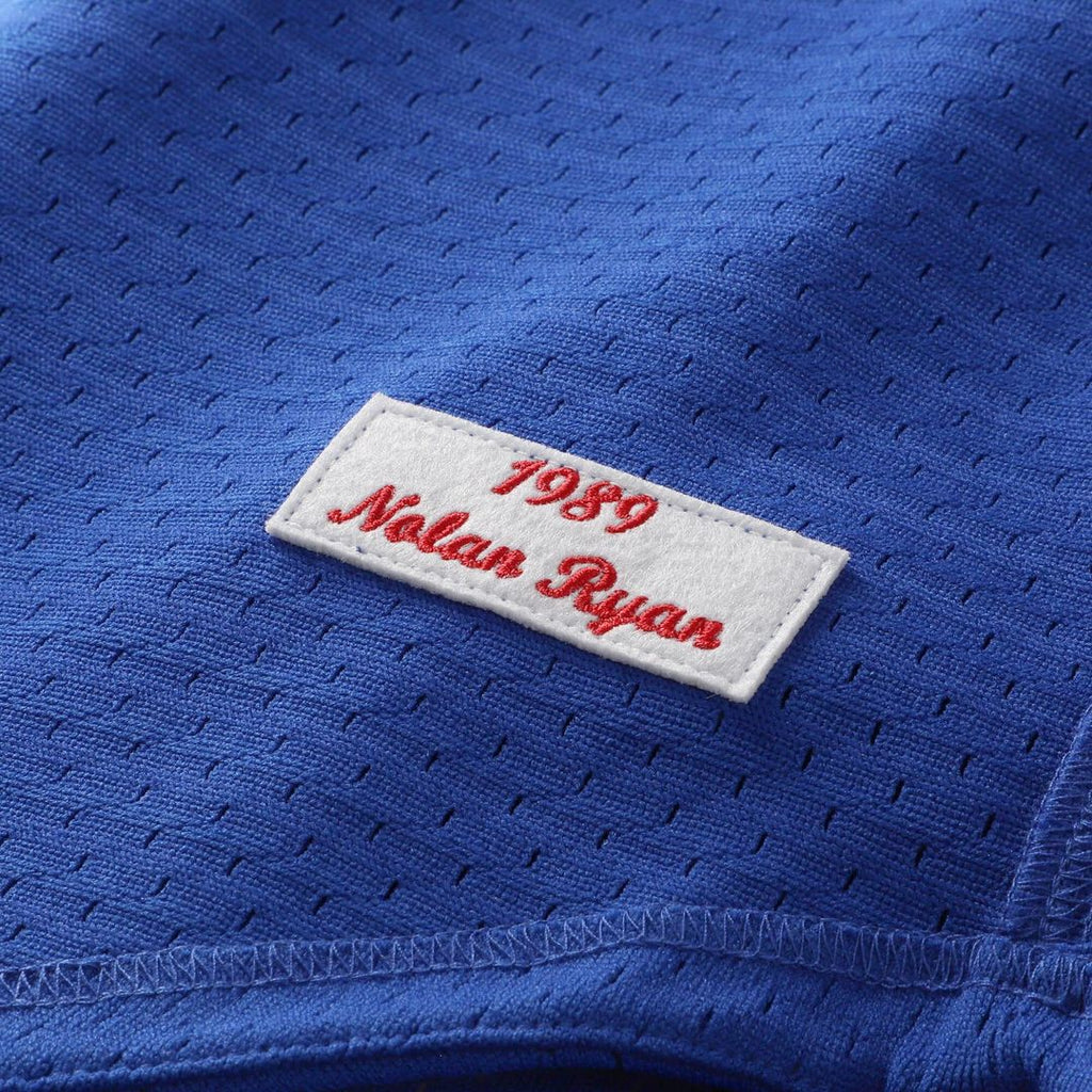 Nolan Ryan Texas Rangers Mitchell & Ness Big & Tall Cooperstown Mesh Batting Practice Jersey - Royal Official MLB Team Apparel Baseball Fan Gear
