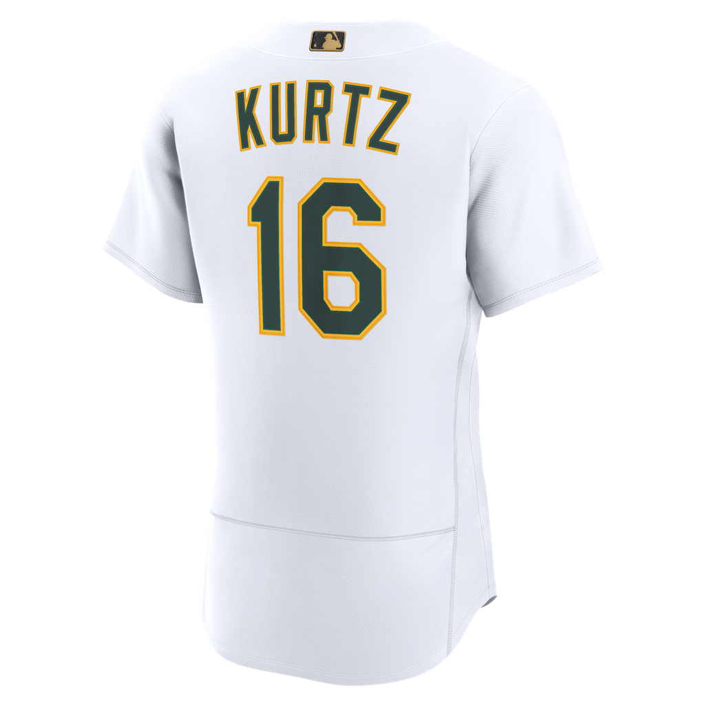 Nick Kurtz Athletics Nike MLB Awards Authentic Jersey - White Official MLB Team Apparel Baseball Fan Gear