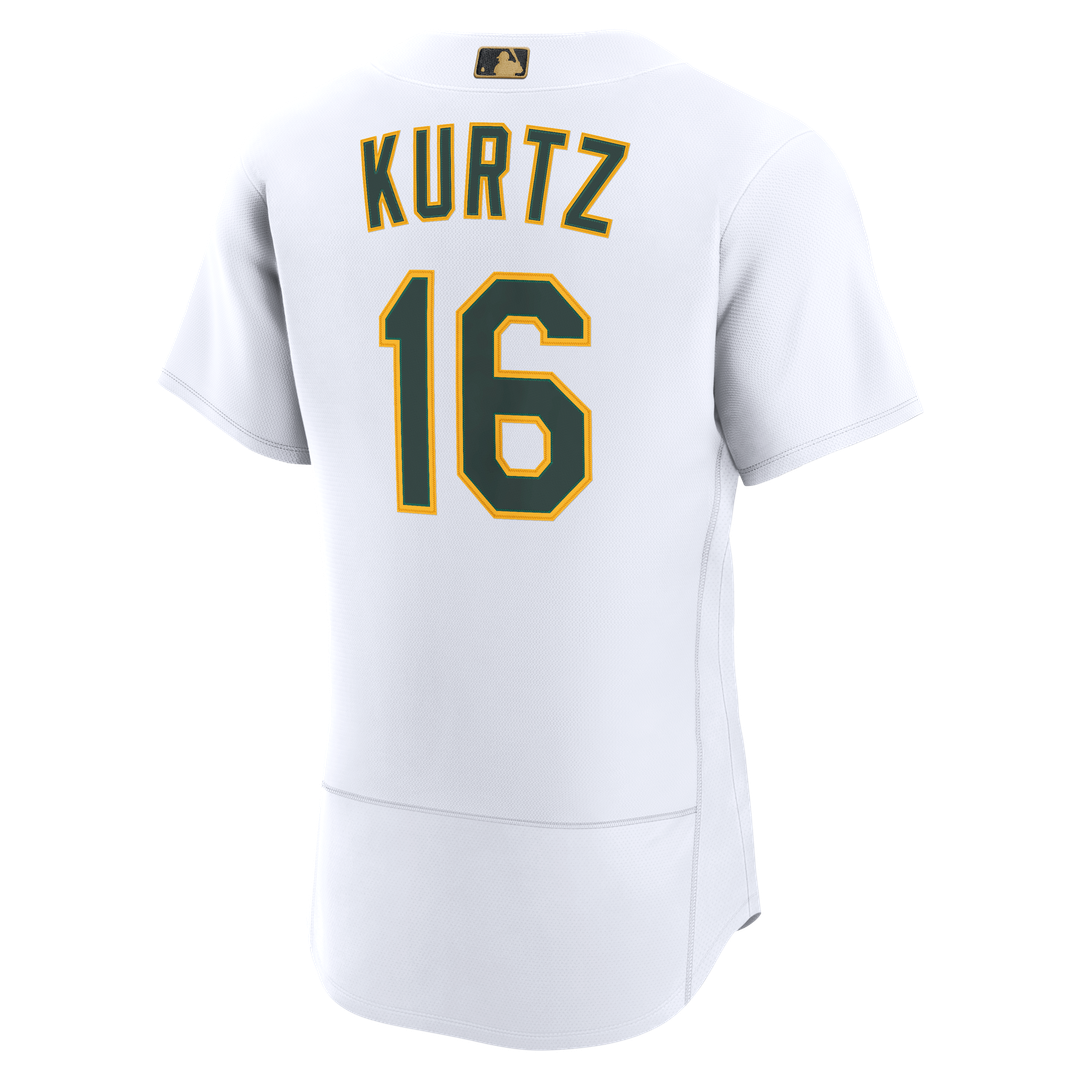 Nick Kurtz Athletics Nike MLB Awards Authentic Jersey - White Official MLB Team Apparel Baseball Fan Gear
