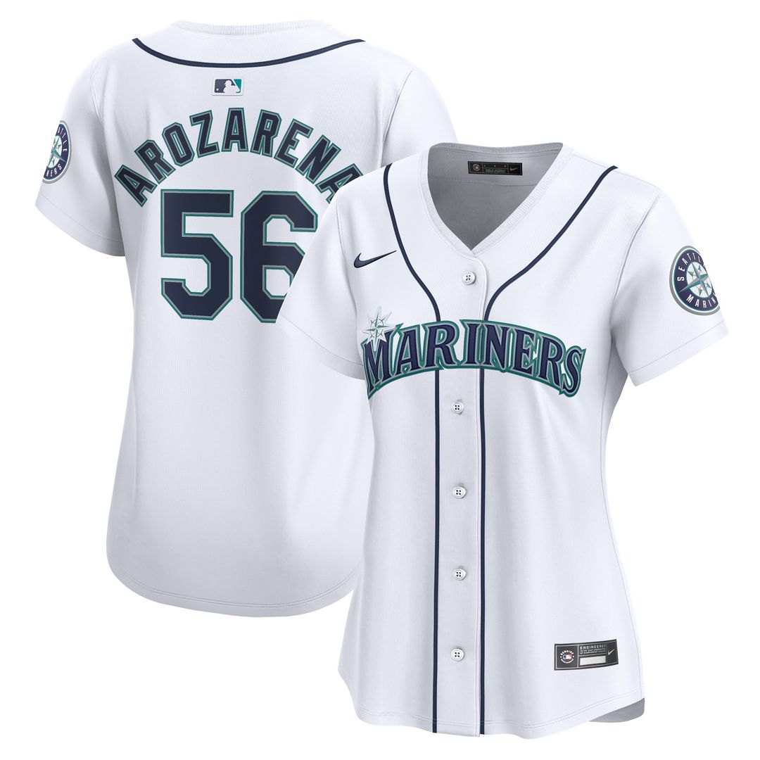 Randy Arozarena Seattle Mariners Nike Women's Home Limited Player Jersey - White Official MLB Team Apparel Baseball Fan Gear