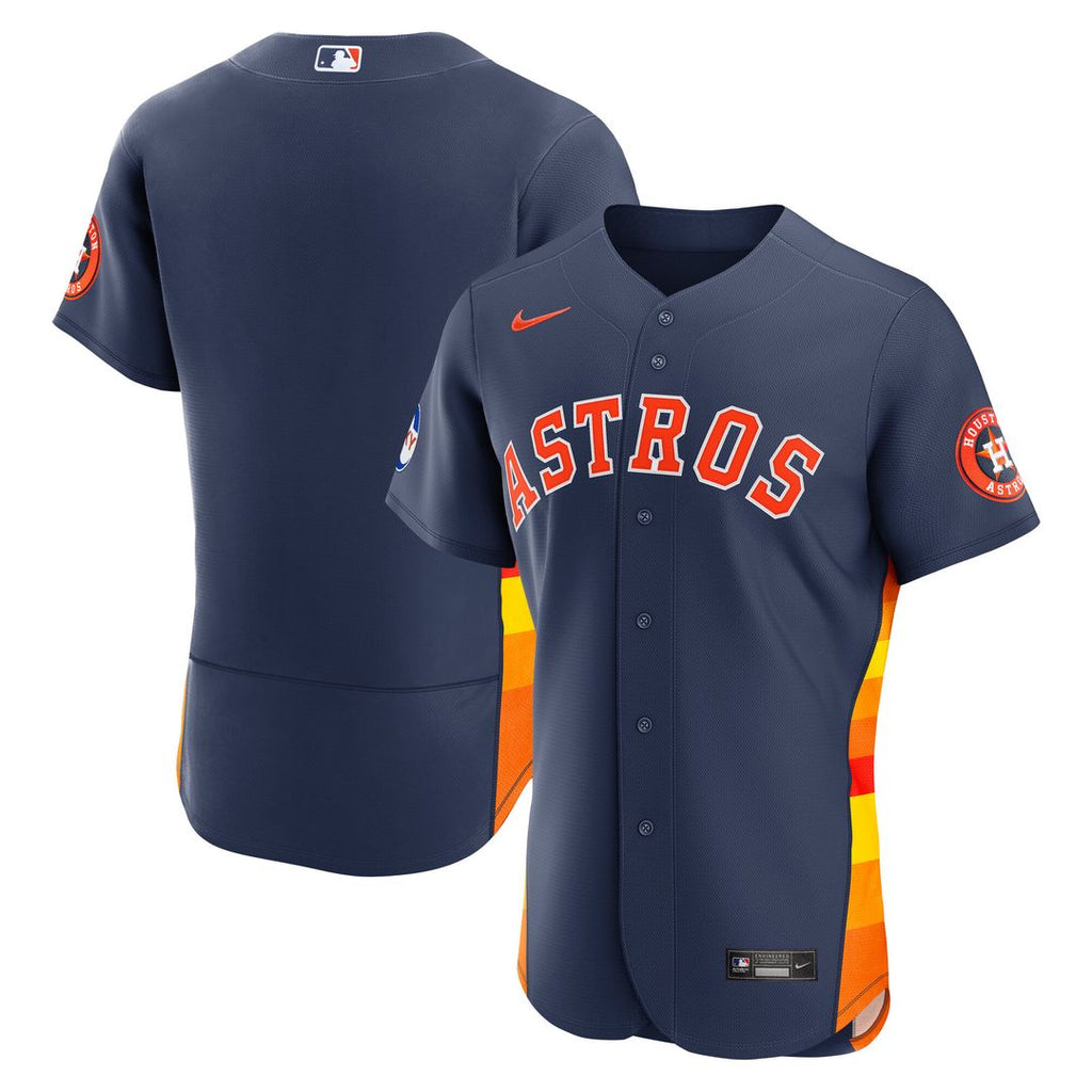 Houston Astros Nike Alternate 2 Authentic Jersey - Navy Official MLB Team Apparel Baseball Fan Gear