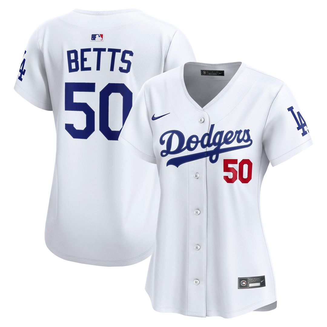 Mookie Betts Los Angeles Dodgers Nike Women's Alternate 2 Limited Player Jersey - Royal Official MLB Team Apparel Baseball Fan Gear