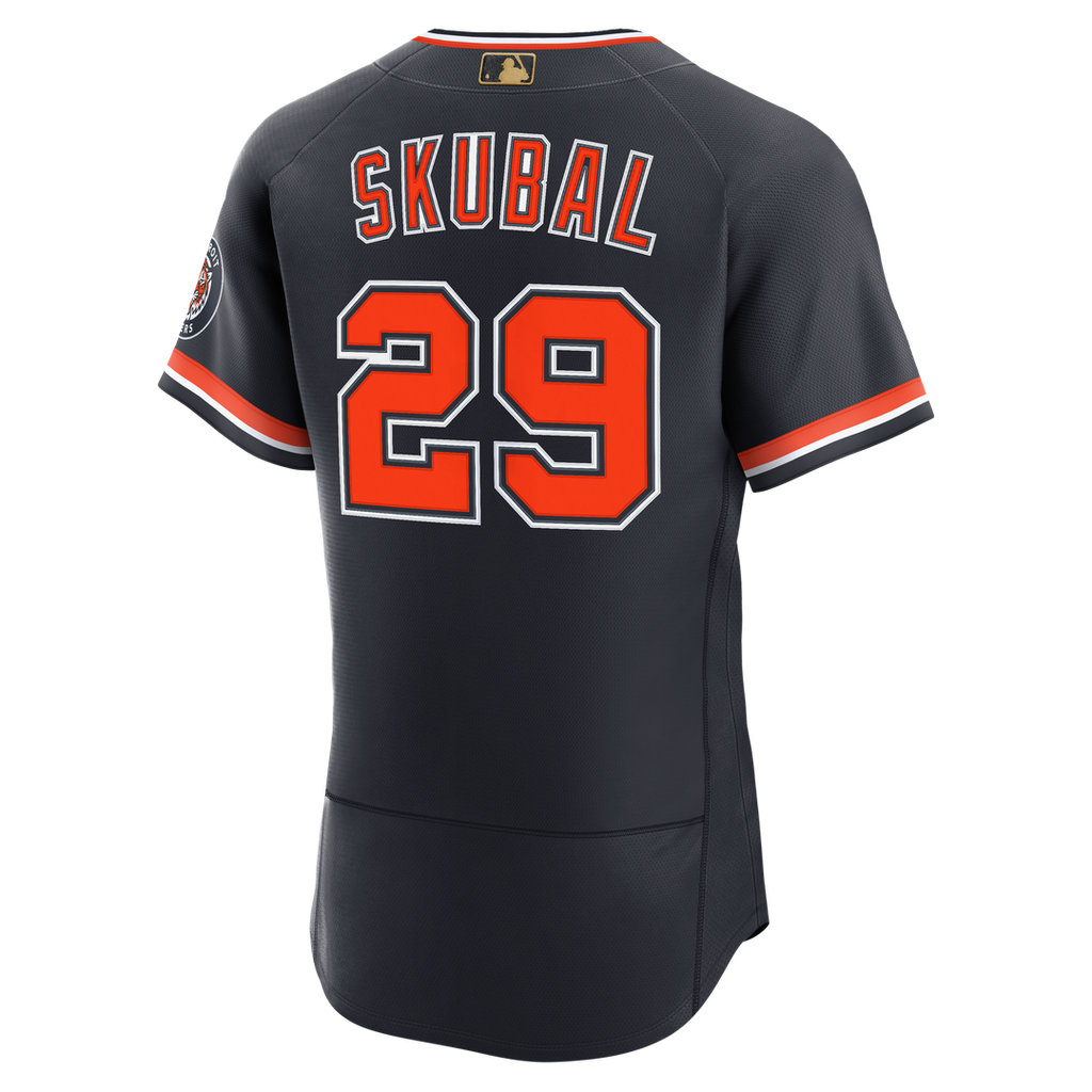 Tarik Skubal Detroit Tigers Nike Alternate MLB Awards Authentic Jersey - Navy Official MLB Team Apparel Baseball Fan Gear
