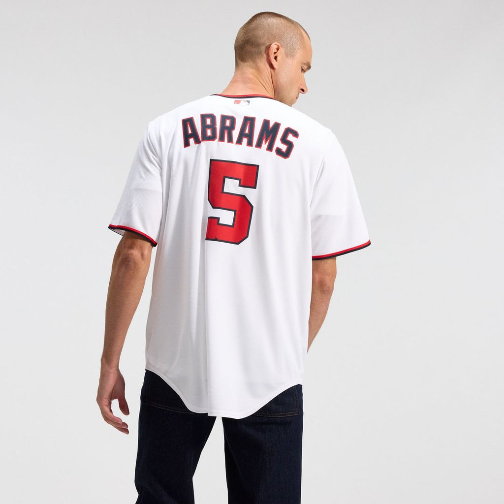 CJ Abrams Washington Nationals Nike Home Replica Jersey - White Official MLB Team Apparel Baseball Fan Gear