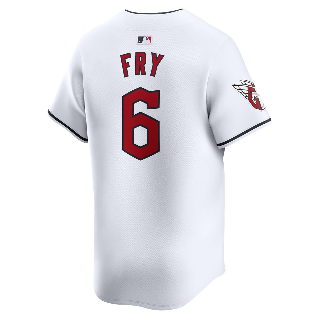 David Fry Cleveland Guardians Nike Home Limited Player Jersey - White Official MLB Team Apparel Baseball Fan Gear
