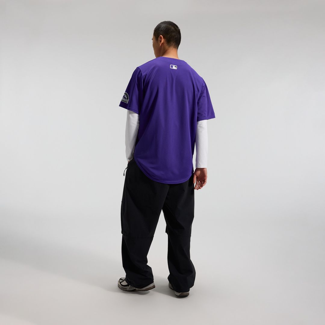 Colorado Rockies Nike Alternate Limited Jersey - Purple Official MLB Team Apparel Baseball Fan Gear