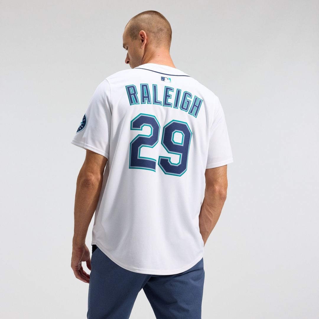 Cal Raleigh Seattle Mariners Nike Home Limited Player Jersey - White Official MLB Team Apparel Baseball Fan Gear