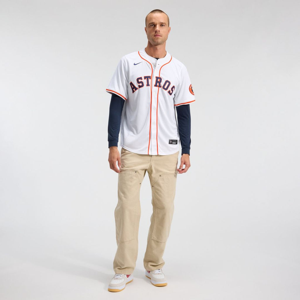 Houston Astros Nike Home Limited Jersey - White Official MLB Team Apparel Baseball Fan Gear