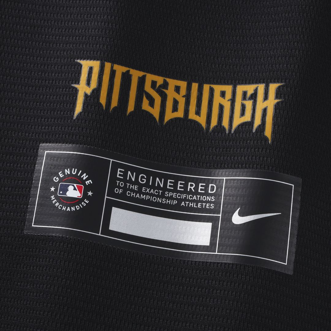 Bryan Reynolds Pittsburgh Pirates Nike 2026 City Connect Stadium Jersey - Black Official MLB Team Apparel Baseball Fan Gear