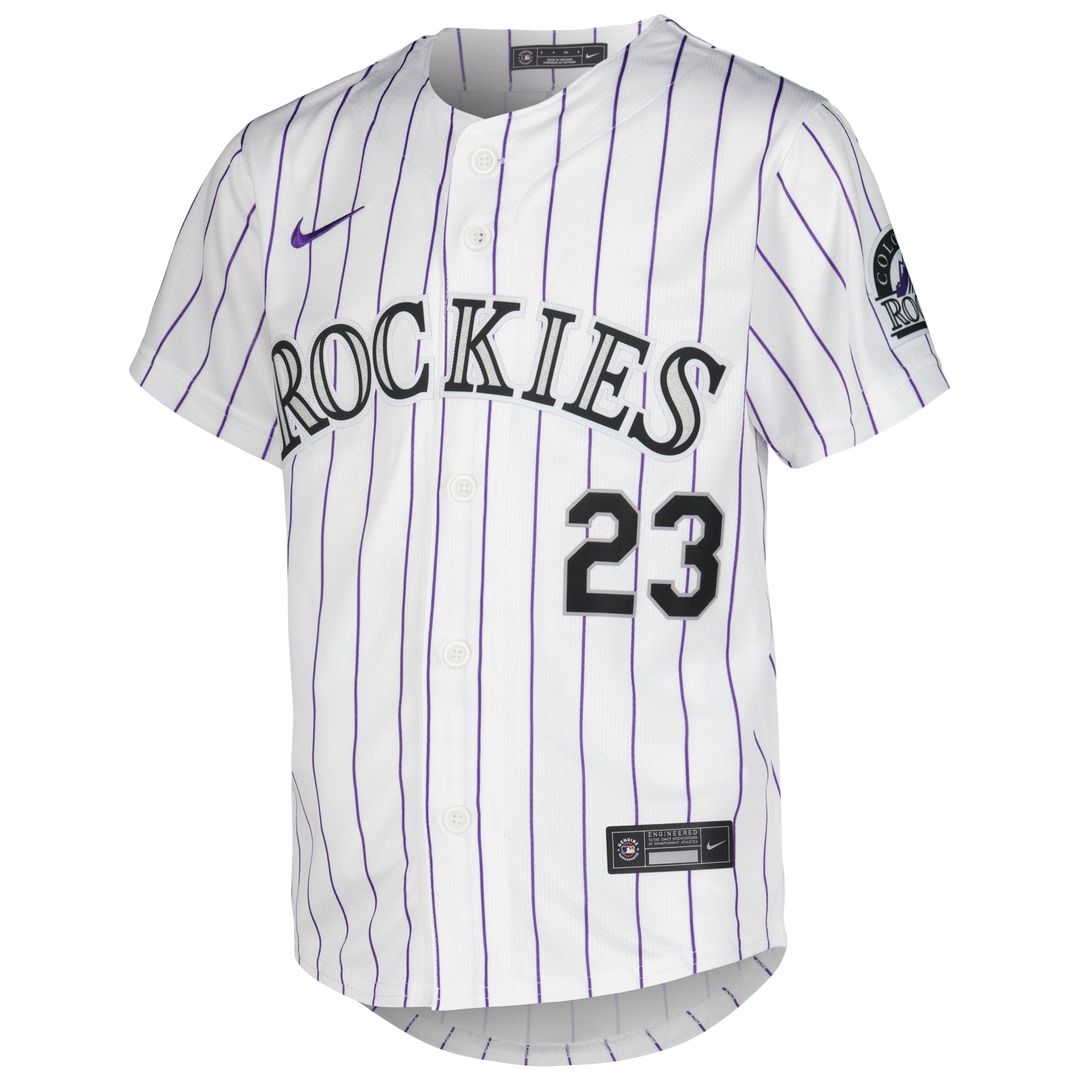 Kris Bryant Colorado Rockies Nike Youth Alternate Limited Player Jersey - Purple Official MLB Team Apparel Baseball Fan Gear