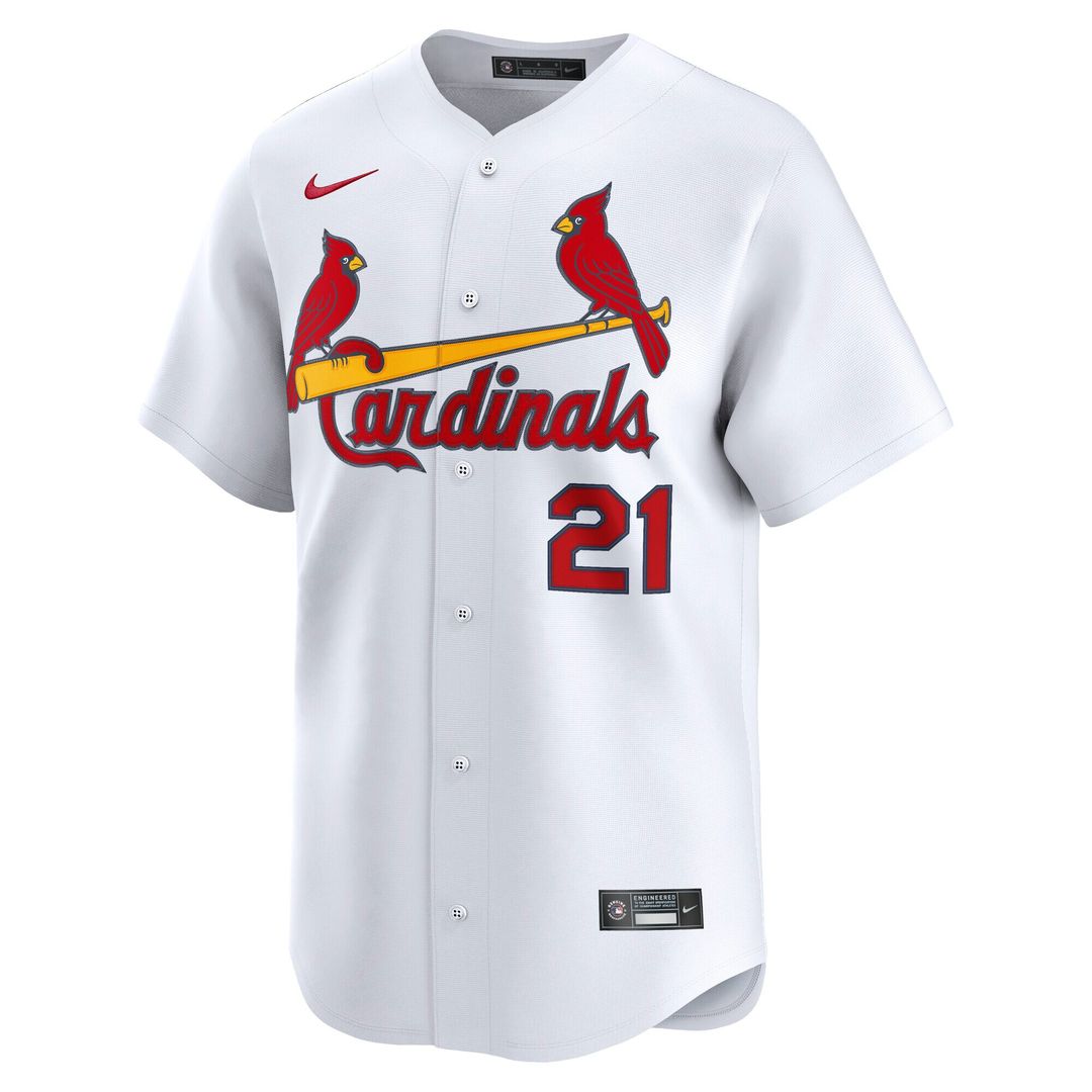 Lars Nootbaar St. Louis Cardinals Nike Home Limited Player Jersey - White Official MLB Team Apparel Baseball Fan Gear