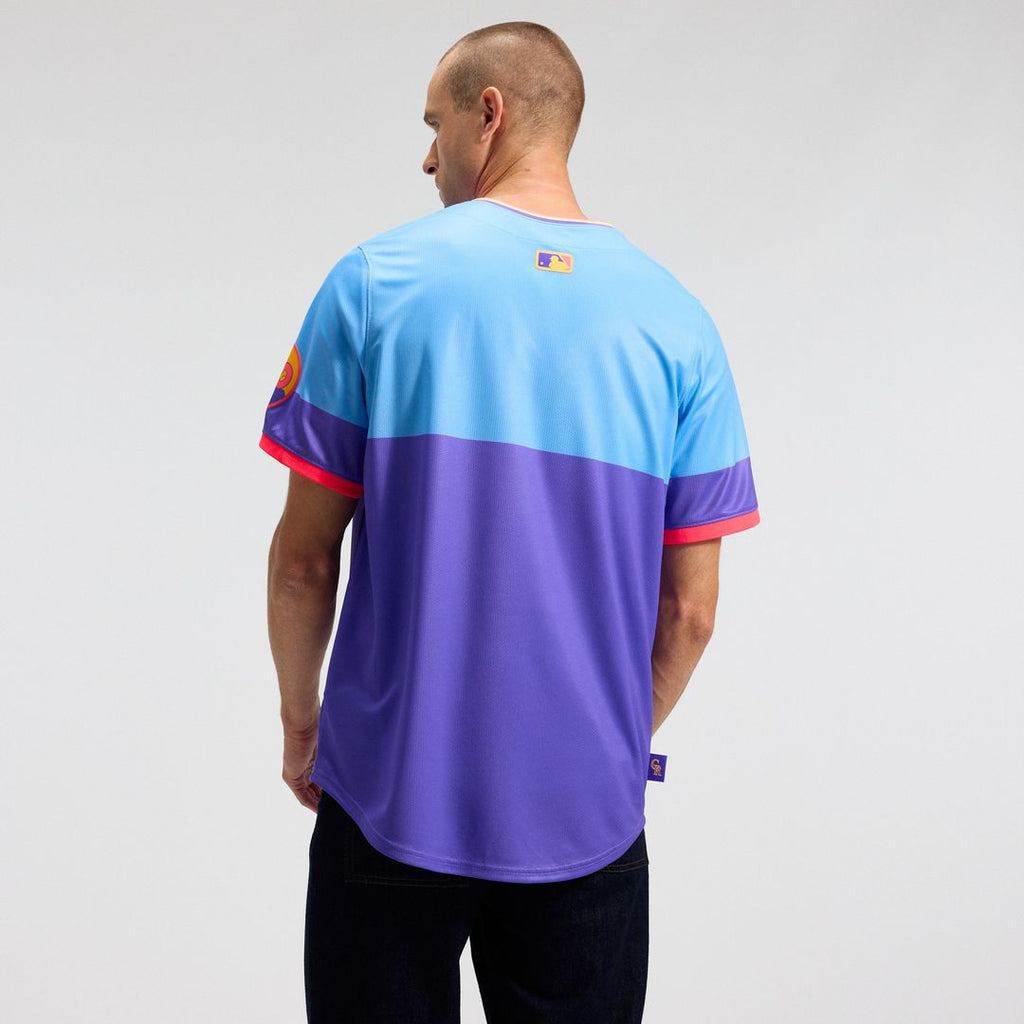 Colorado Rockies Nike 2025 City Connect Limited Jersey - Purple/Light Blue Official MLB Team Apparel Baseball Fan Gear