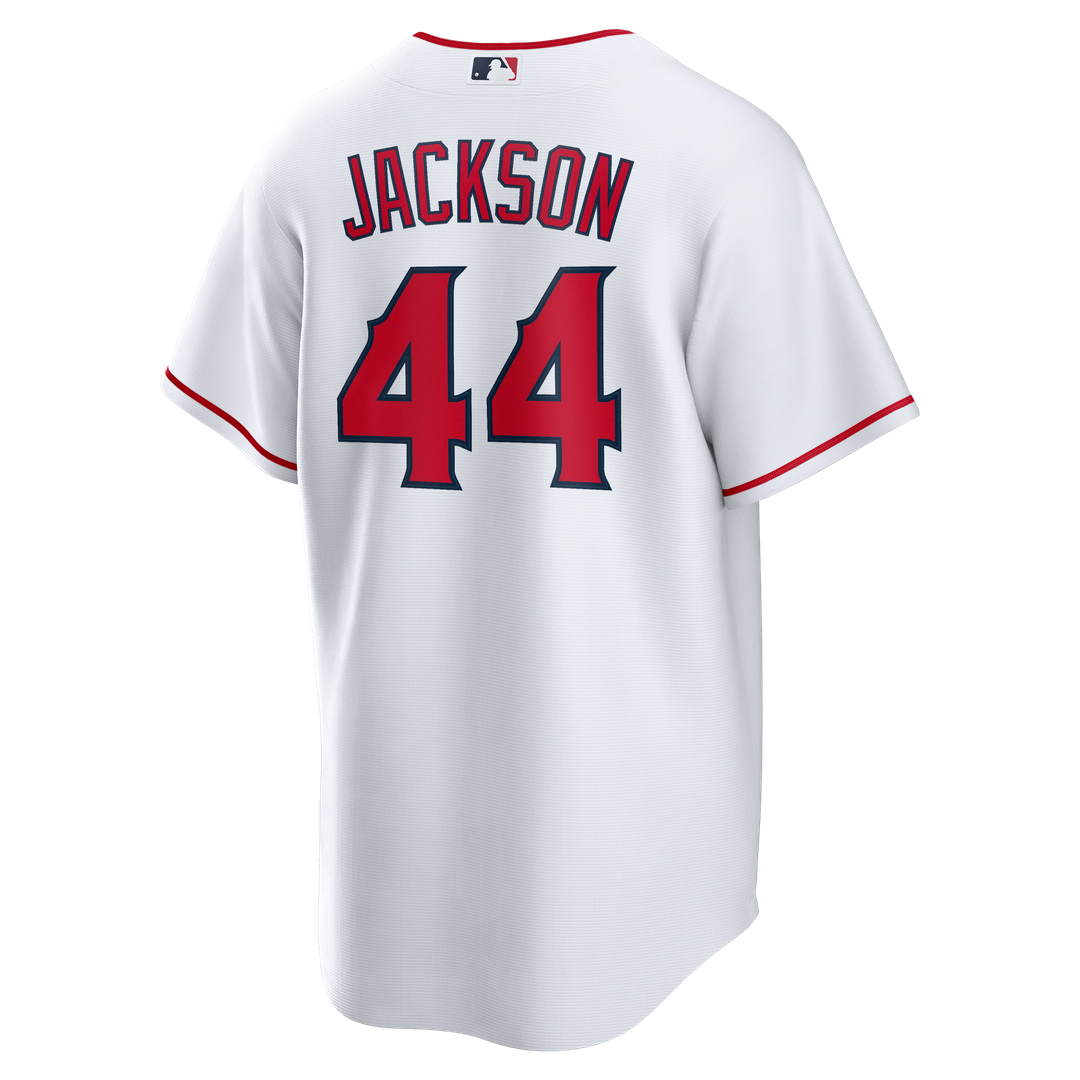 Reggie Jackson Los Angeles Angels Nike Home Retired Player Replica Jersey - White Official MLB Team Apparel Baseball Fan Gear