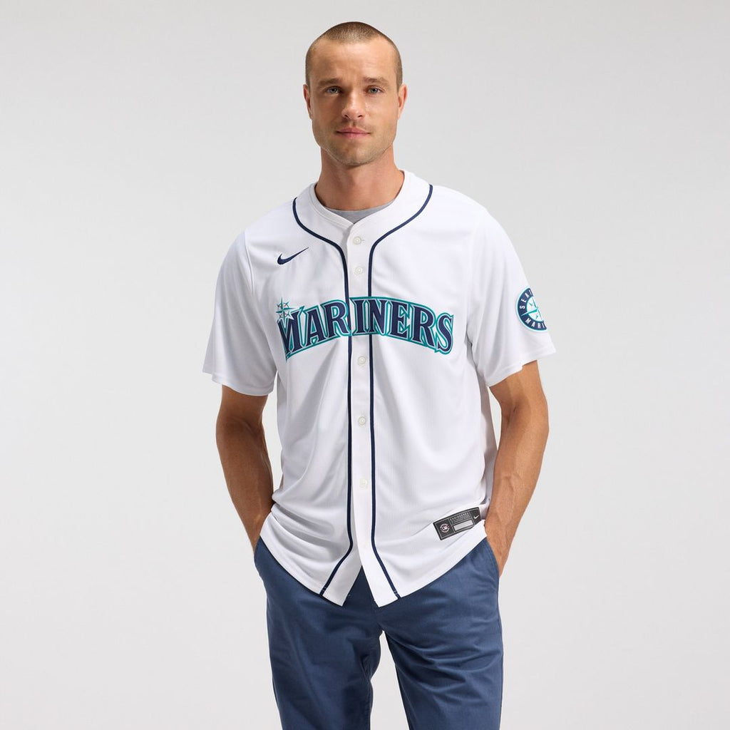 Cal Raleigh Seattle Mariners Nike Home Limited Player Jersey - White Official MLB Team Apparel Baseball Fan Gear