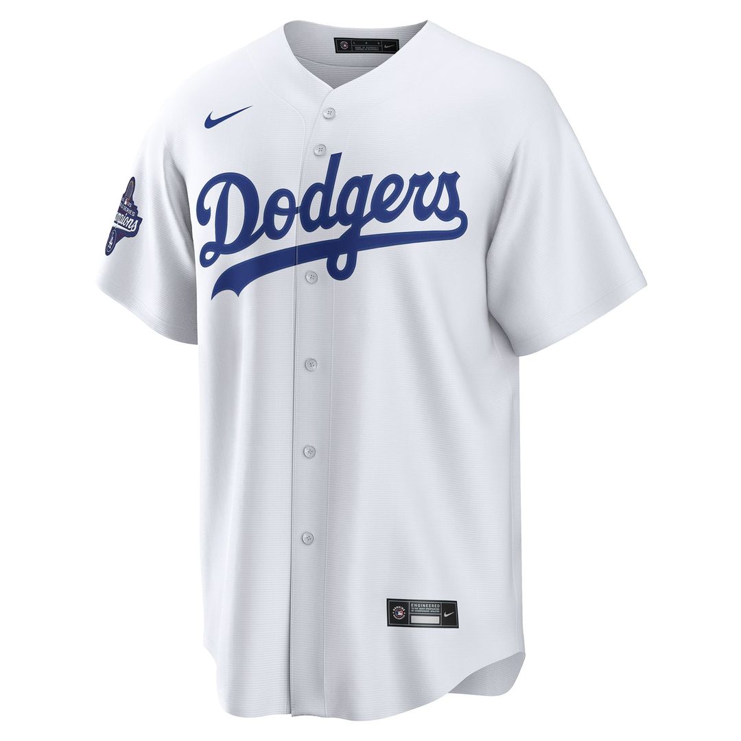 Yoshinobu Yamamoto Los Angeles Dodgers Nike 2025 World Series Champions Home Replica Jersey - White Official MLB Team Apparel Baseball Fan Gear