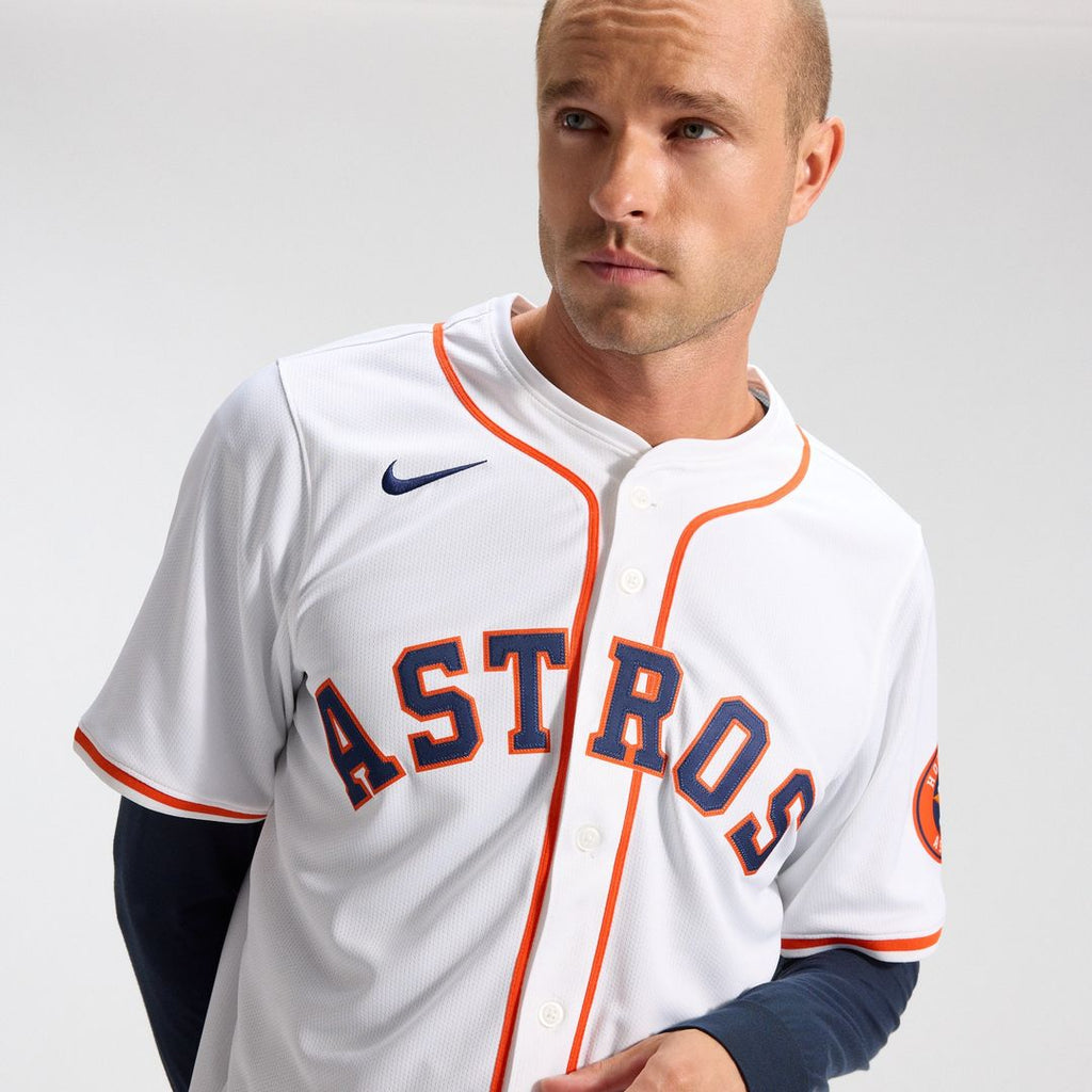 Houston Astros Nike Home Limited Jersey - White Official MLB Team Apparel Baseball Fan Gear