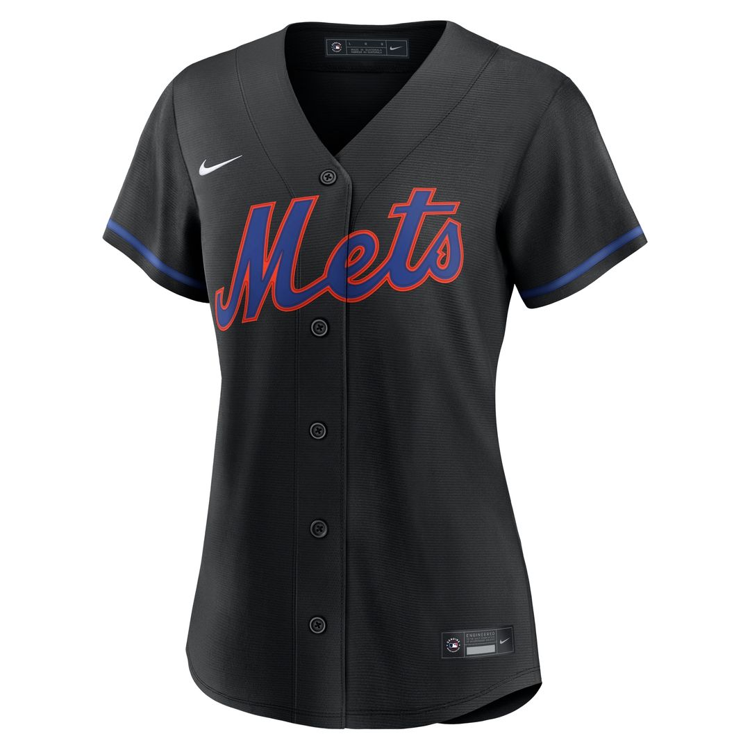 Juan Soto New York Mets Nike Women's Alternate Replica Jersey - Black Official MLB Team Apparel Baseball Fan Gear