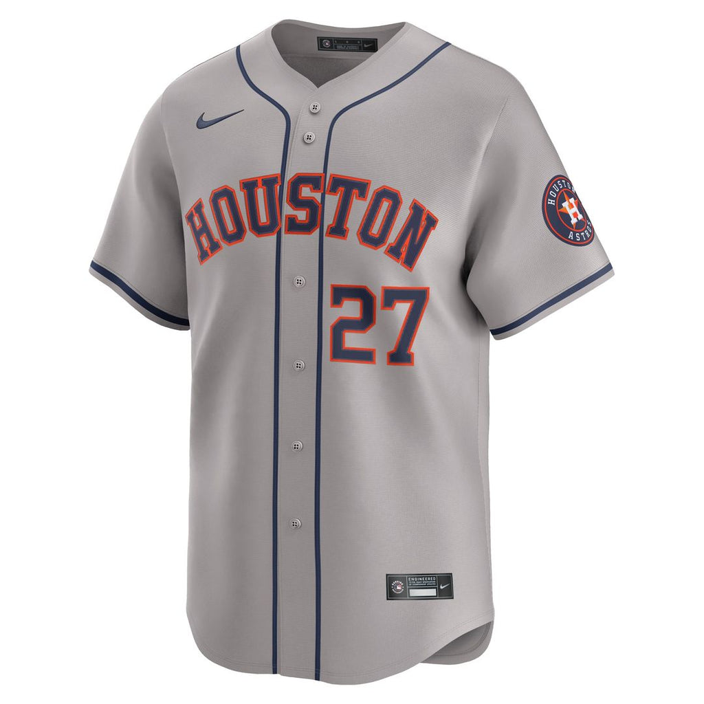 Jose Altuve Houston Astros Nike Road Limited Player Jersey - Gray Official MLB Team Apparel Baseball Fan Gear