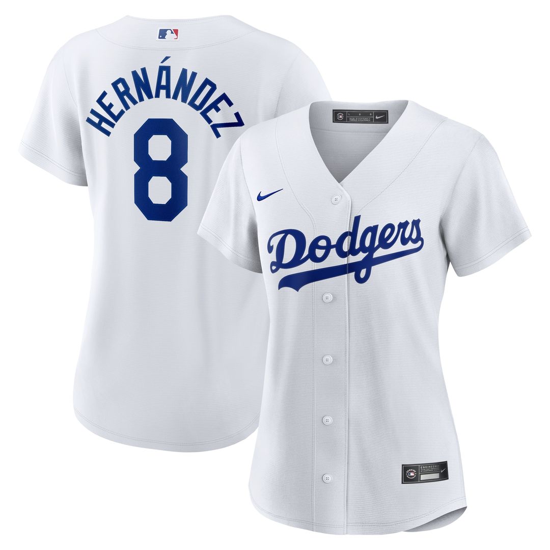 Enrique Hernández Los Angeles Dodgers Nike Women's Home Replica Jersey - White Official MLB Team Apparel Baseball Fan Gear
