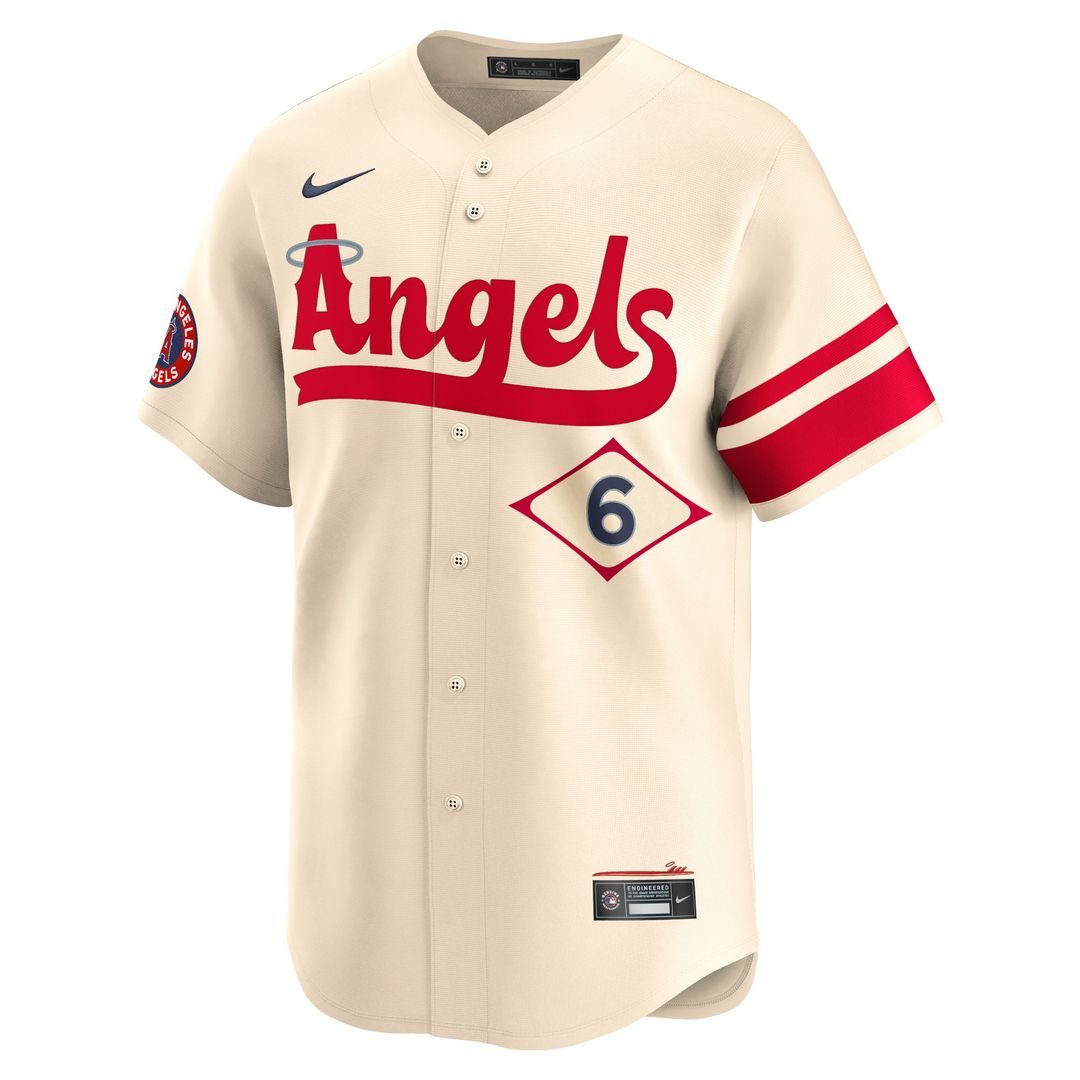 Anthony Rendon Los Angeles Angels Nike City Connect Limited Player Jersey - Cream Official MLB Team Apparel Baseball Fan Gear