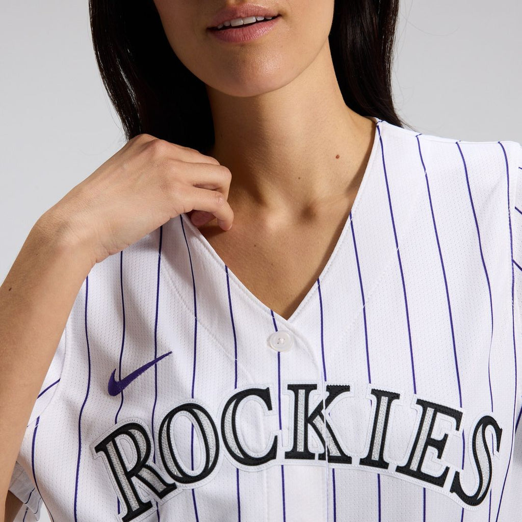 Colorado Rockies Nike Women's Home Limited Jersey - White Official MLB Team Apparel Baseball Fan Gear