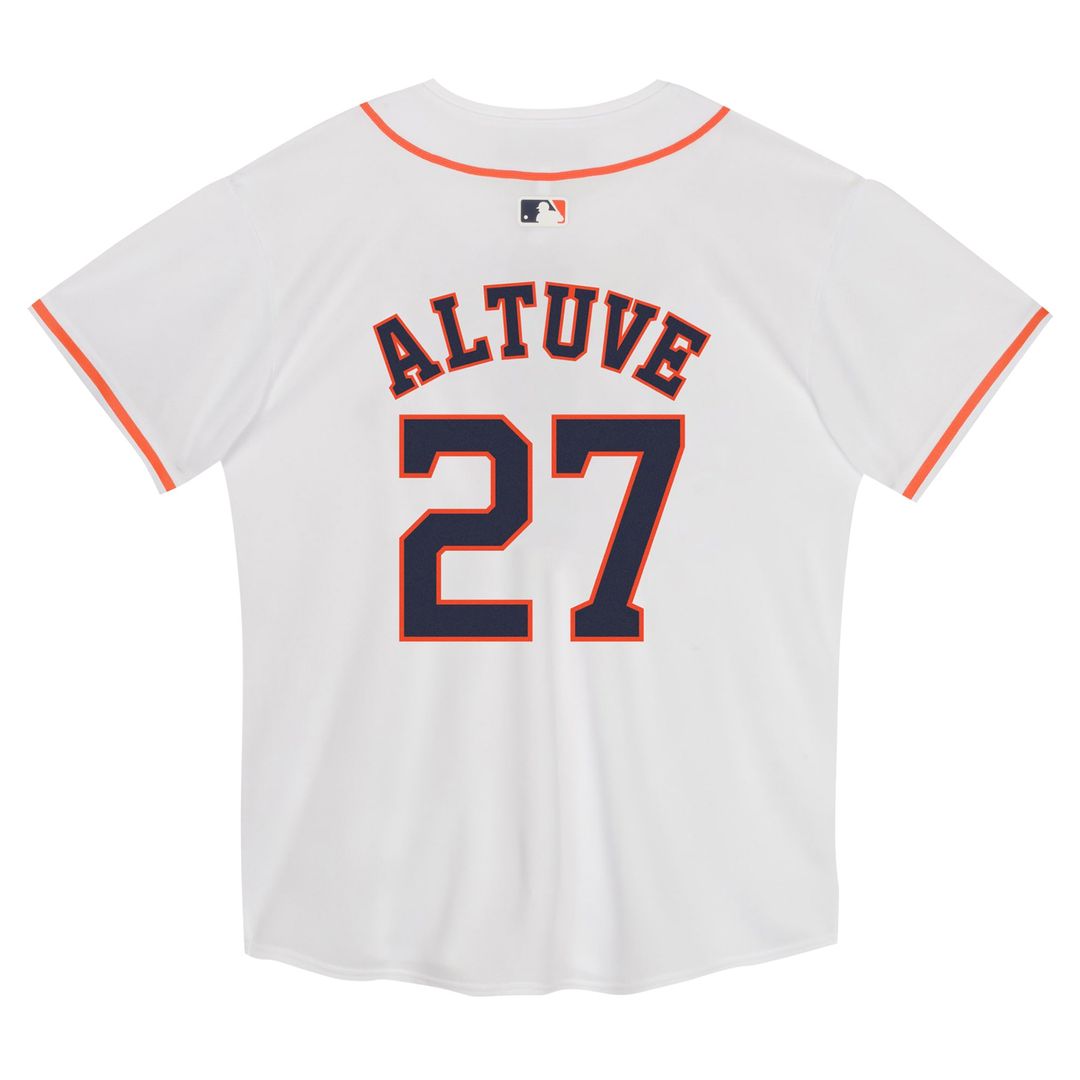 Jose Altuve Houston Astros Nike Preschool Home Game Jersey - White Official MLB Team Apparel Baseball Fan Gear