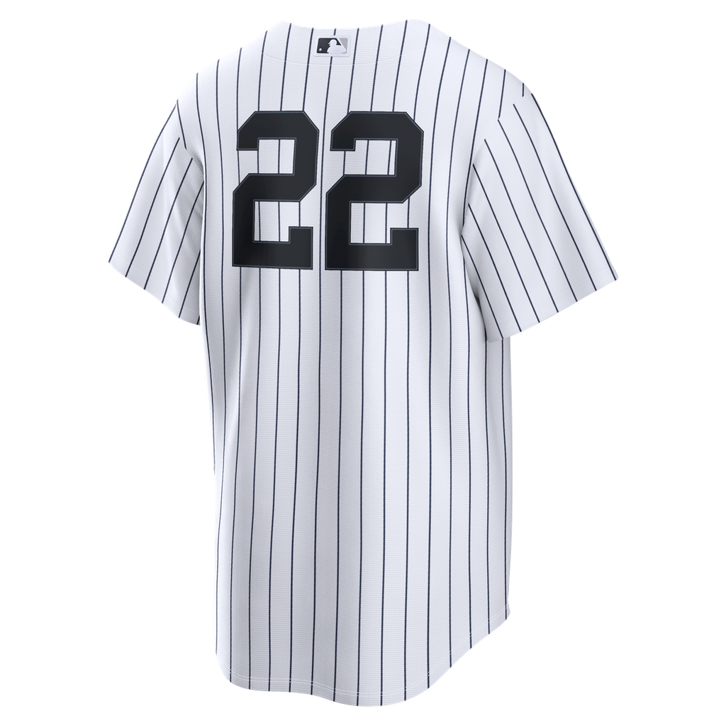 Ben Rice New York Yankees Nike Home Replica Jersey - White Official MLB Team Apparel Baseball Fan Gear