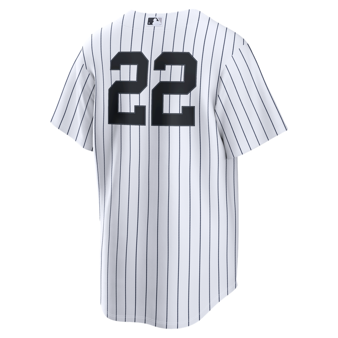 Ben Rice New York Yankees Nike Home Replica Jersey - White Official MLB Team Apparel Baseball Fan Gear