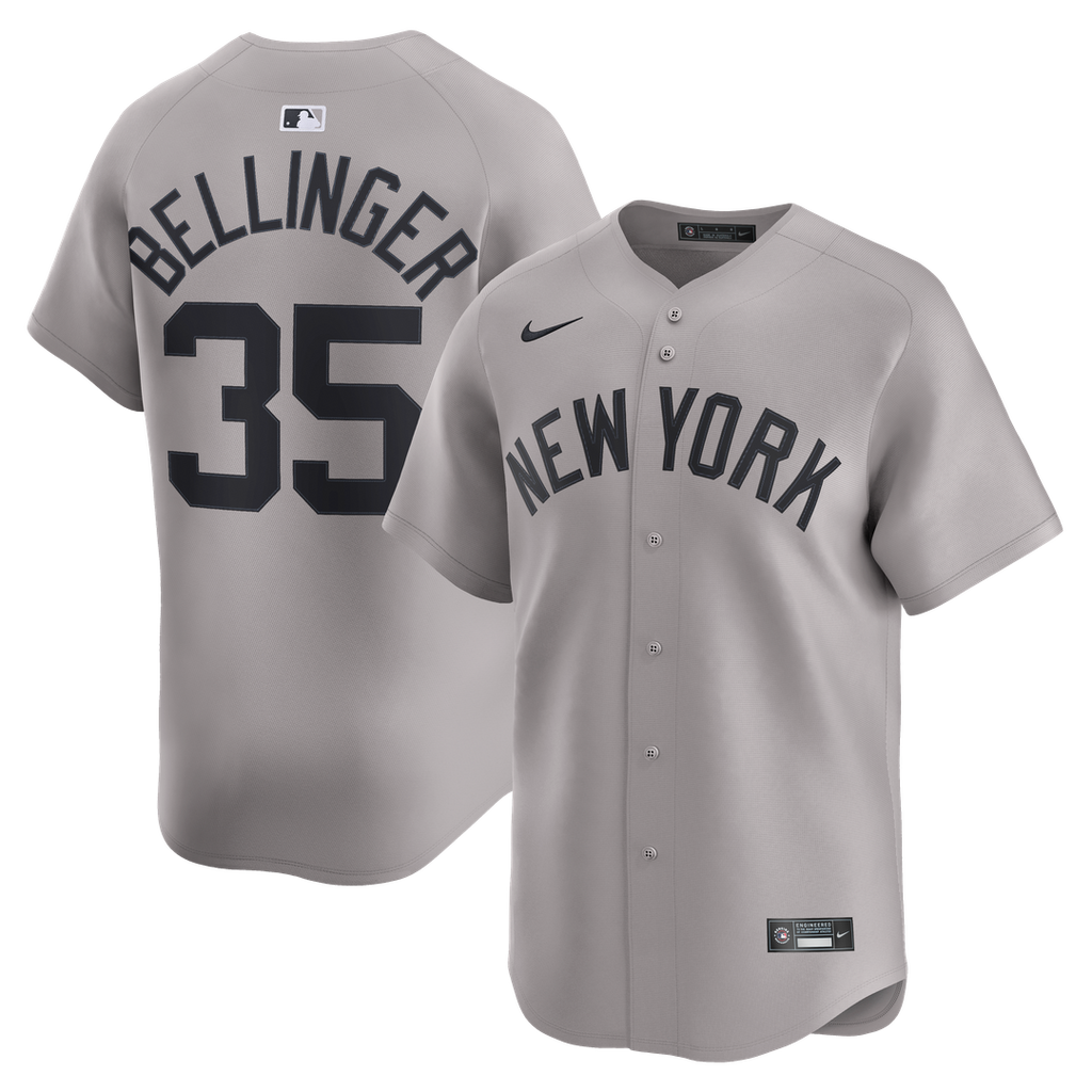 Cody Bellinger New York Yankees Nike Road Limited Player Jersey - Gray Official MLB Team Apparel Baseball Fan Gear