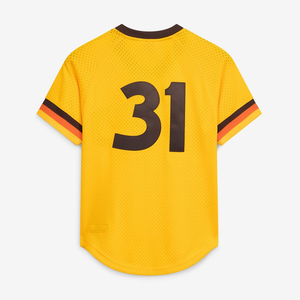 Dave Winfield San Diego Padres Mitchell & Ness Authentic Batting Practice Jersey - Gold Official MLB Team Apparel Baseball Fan Gear