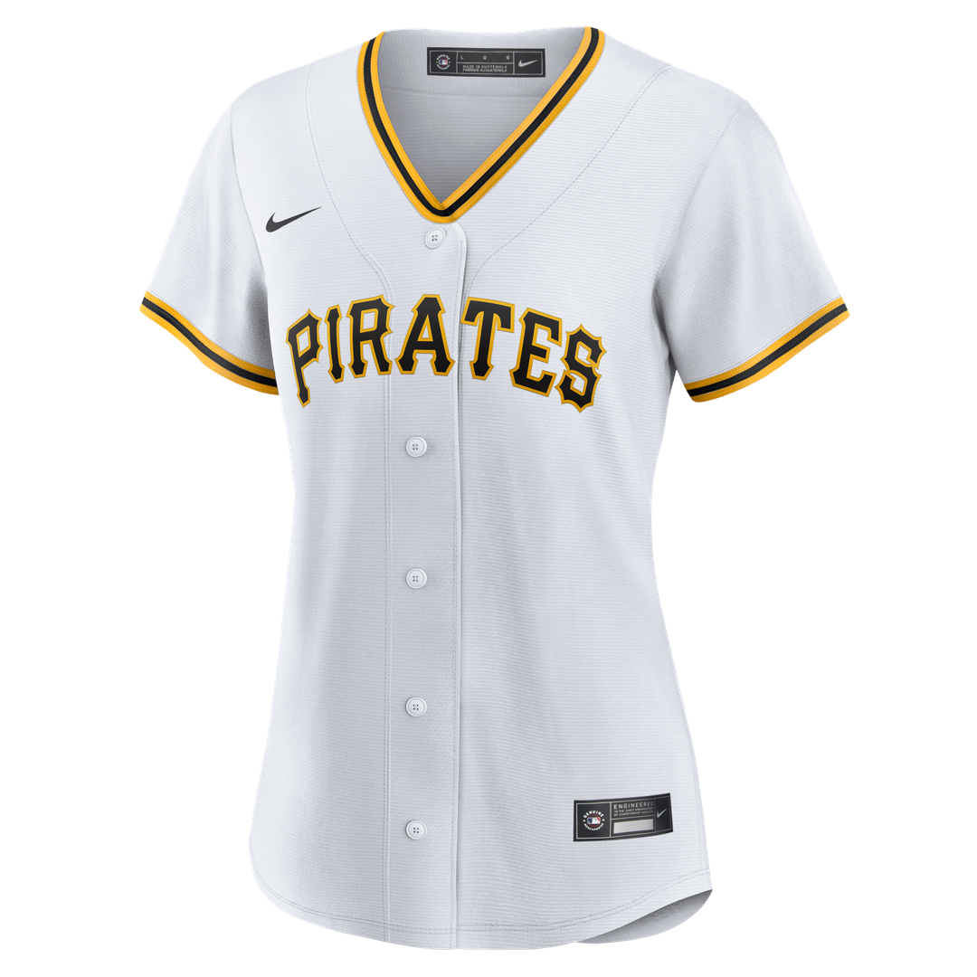 Konnor Griffin Pittsburgh Pirates Nike Women's Home Replica Jersey - White Official MLB Team Apparel Baseball Fan Gear