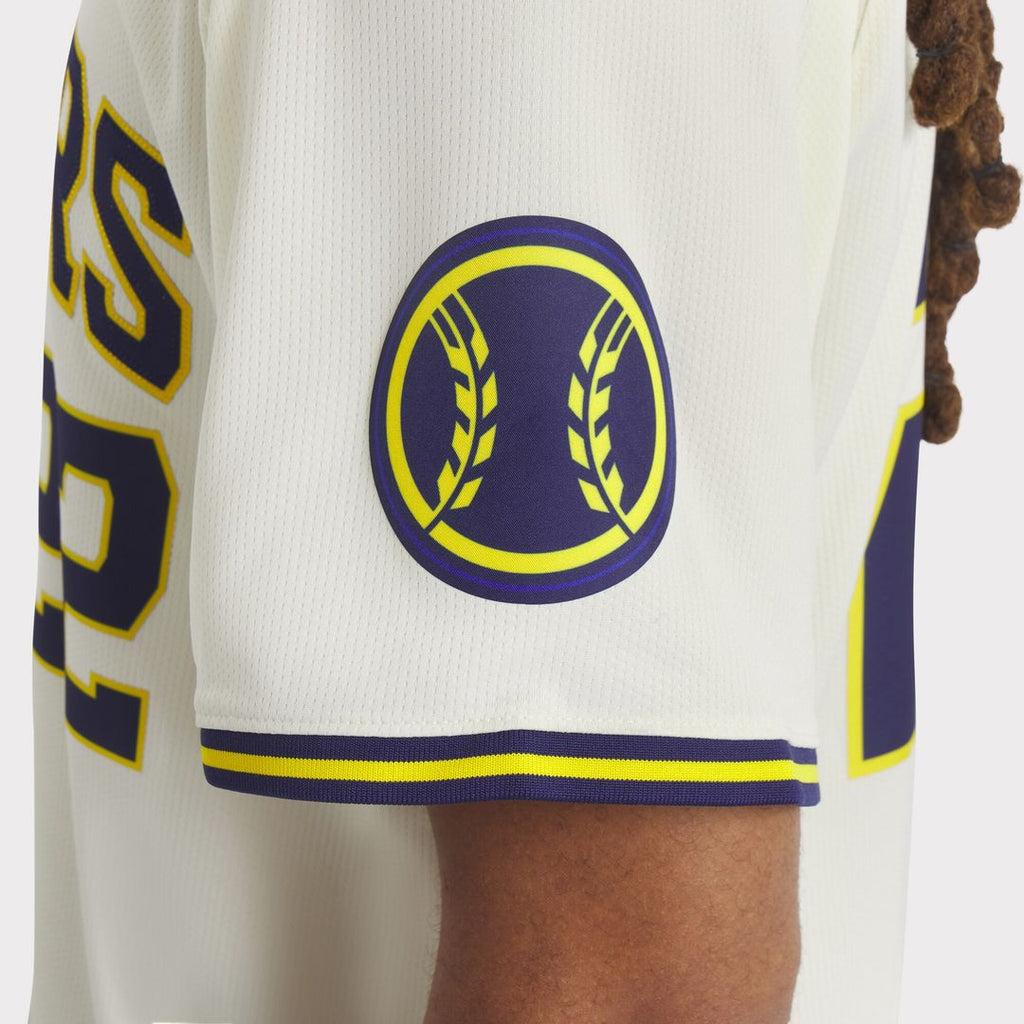 Christian Yelich Milwaukee Brewers Nike Home Limited Player Jersey - Cream Official MLB Team Apparel Baseball Fan Gear