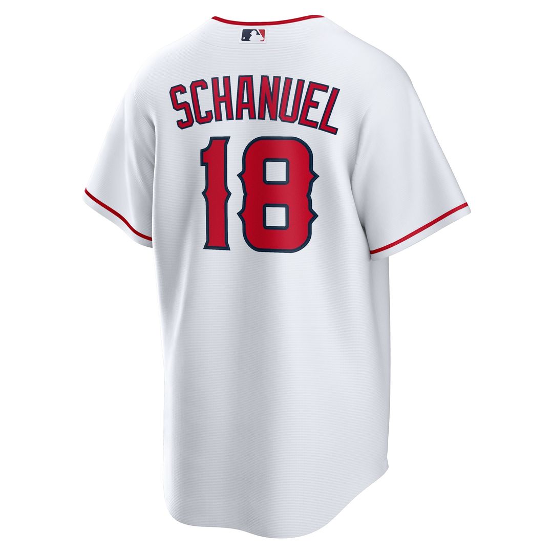 Nolan Schanuel Los Angeles Angels Nike Home Replica Jersey - White Official MLB Team Apparel Baseball Fan Gear