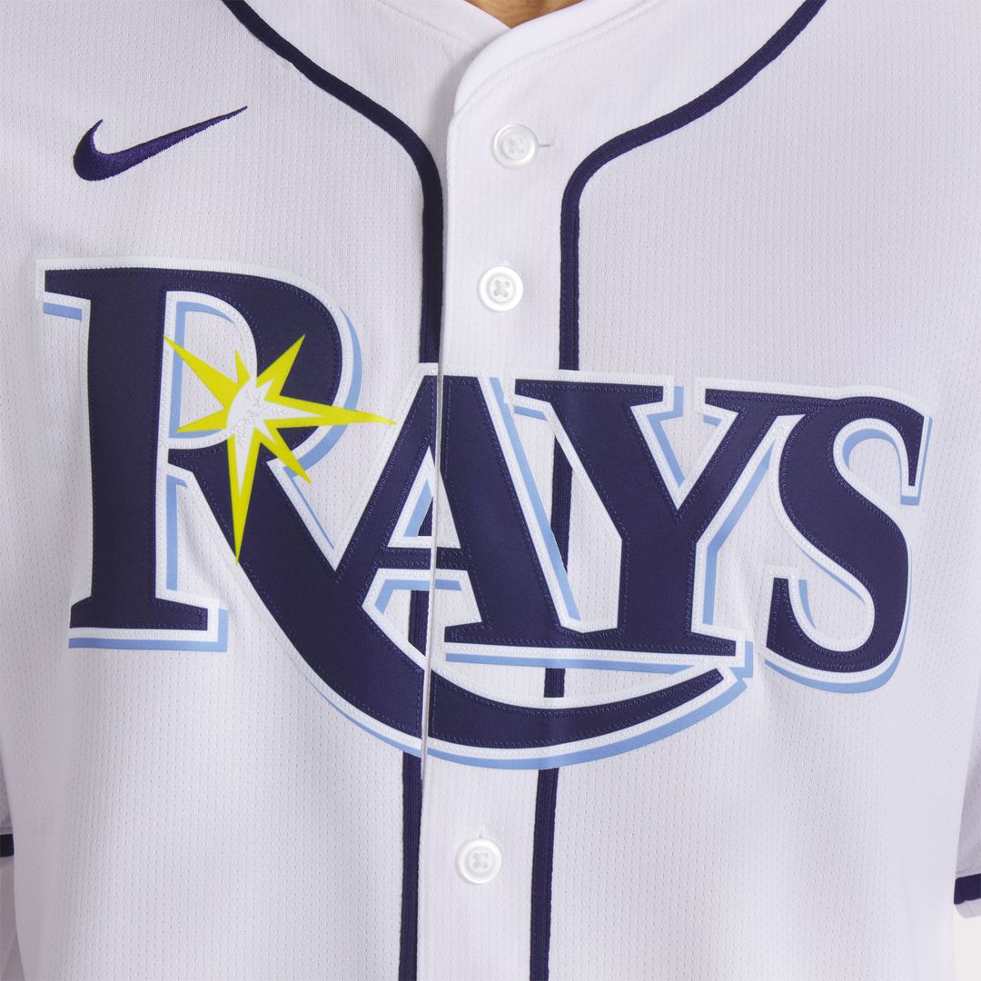 Tampa Bay Rays Nike Home Limited Jersey - White Official MLB Team Apparel Baseball Fan Gear