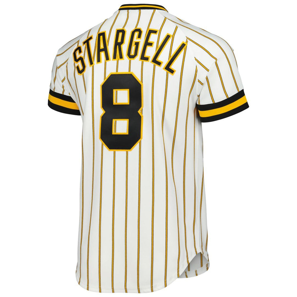 Willie Stargell Pittsburgh Pirates Mitchell & Ness 1979 Throwback Authentic Jersey - Gold Official MLB Team Apparel Baseball Fan Gear