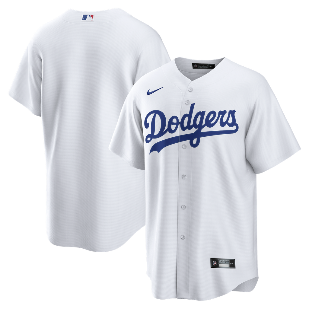 Los Angeles Dodgers Nike Home Replica Jersey - White Official MLB Team Apparel Baseball Fan Gear