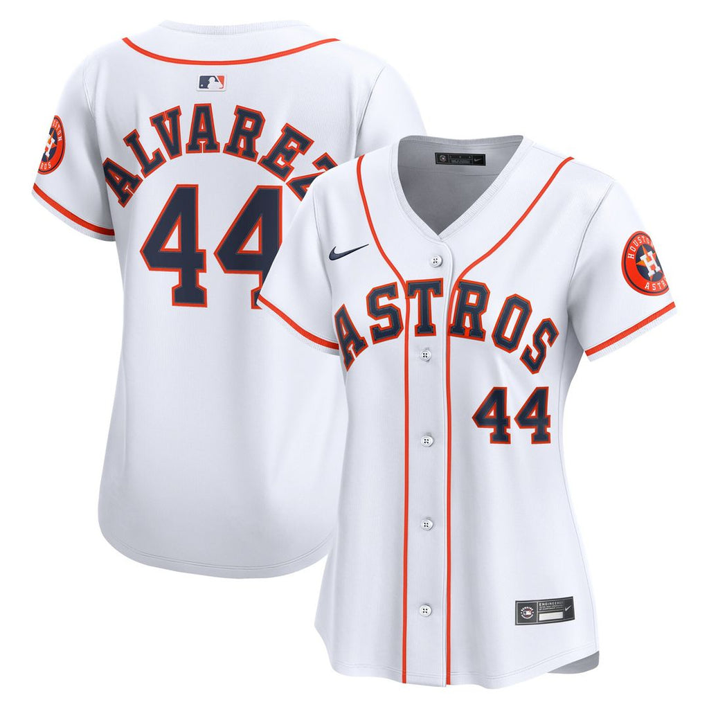 Yordan Alvarez Houston Astros Nike Women's Home Limited Player Jersey - White Official MLB Team Apparel Baseball Fan Gear