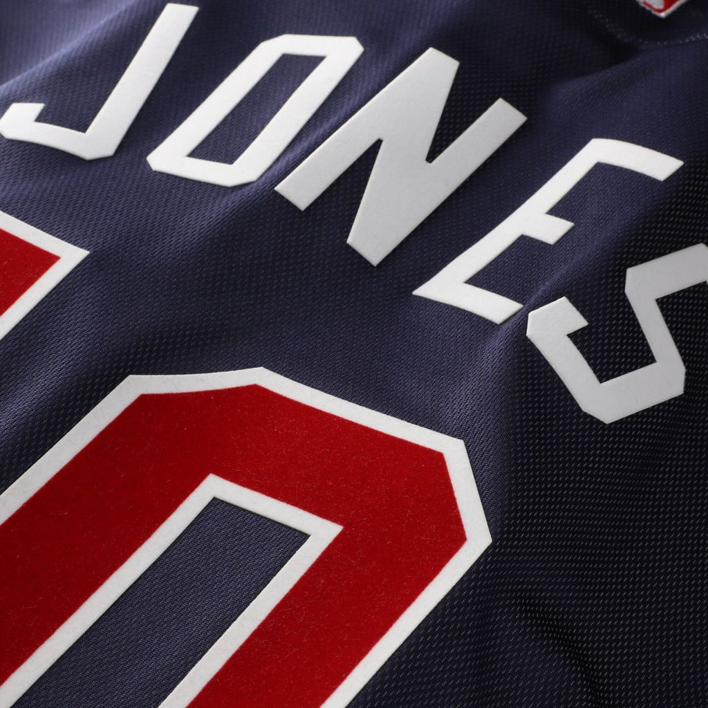 Chipper Jones Atlanta Braves Mitchell & Ness Authentic Batting Practice Jersey - Navy Official MLB Team Apparel Baseball Fan Gear