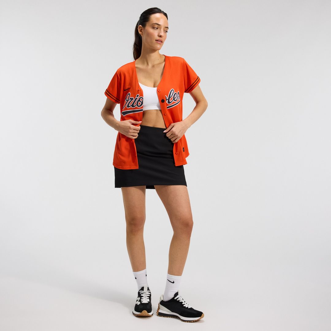 Adley Rutschman Baltimore Orioles Nike Women's Alternate Replica Player Jersey - Orange Official MLB Team Apparel Baseball Fan Gear