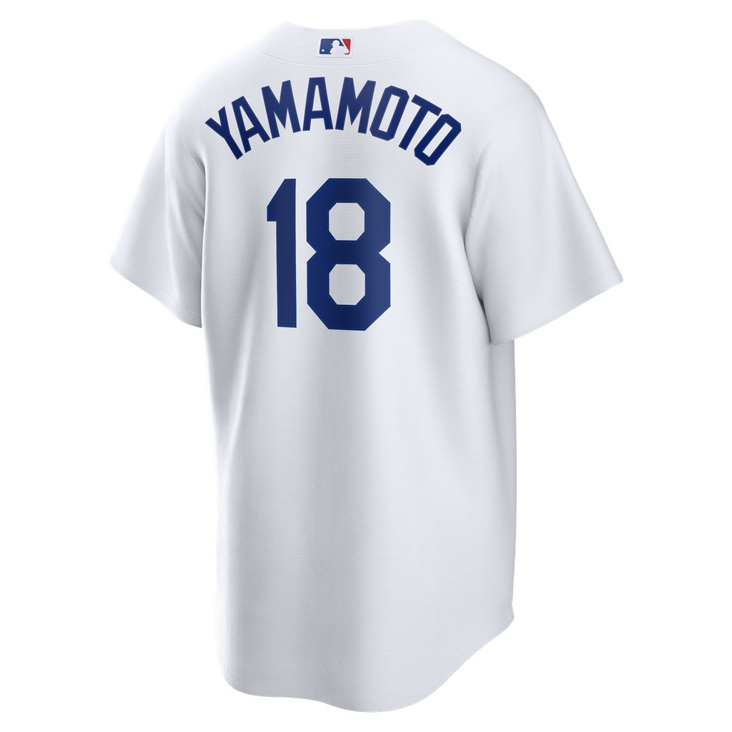 Yoshinobu Yamamoto Los Angeles Dodgers Nike Home Replica Jersey - White Official MLB Team Apparel Baseball Fan Gear
