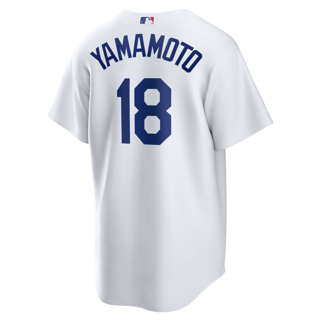 Yoshinobu Yamamoto Los Angeles Dodgers Nike Home Replica Jersey - White Official MLB Team Apparel Baseball Fan Gear