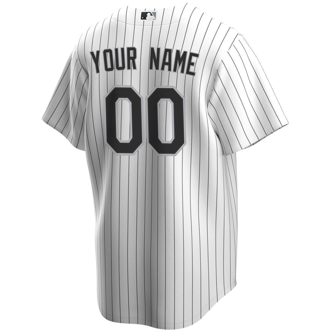 Chicago White Sox Nike Home Replica Custom Jersey - White Official MLB Team Apparel Baseball Fan Gear