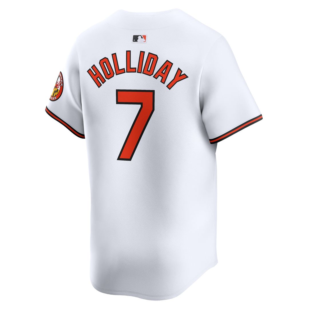 Jackson Holliday Baltimore Orioles Nike Home Limited Player Jersey - White Official MLB Team Apparel Baseball Fan Gear